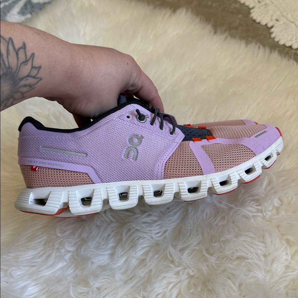 ON Women's Athletic Shoes - Pink and Black - Picture 3 of 7